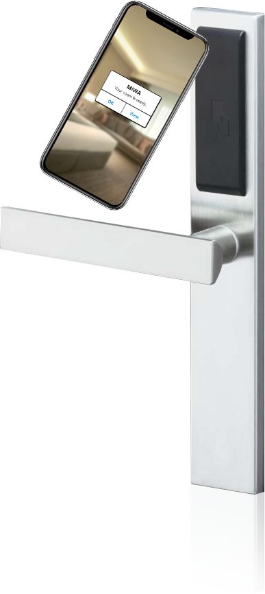 Miwa ALV2 Slim Type RFID Kartlı Kilit