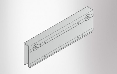 TS 2000/3000/4000/5000 Glass Door Clamp-On Mounting Element